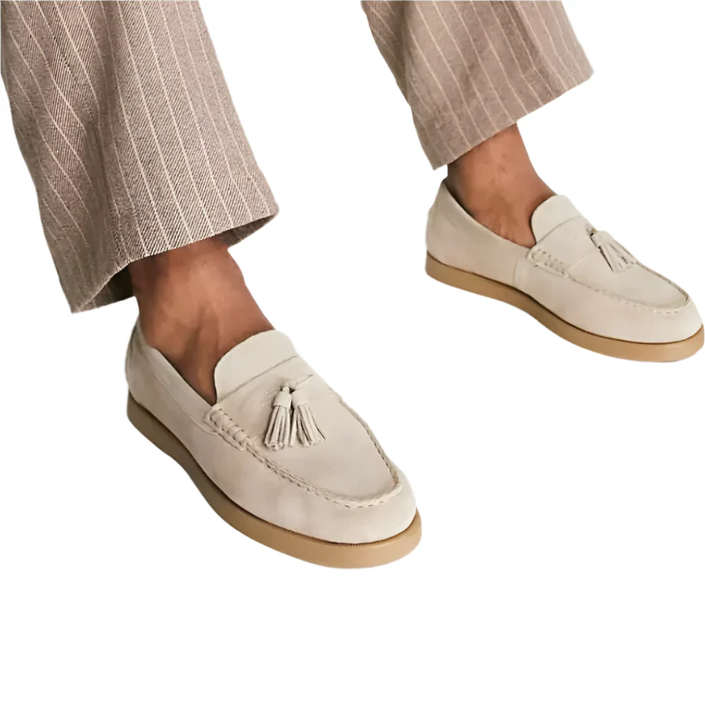 Miesten Loaferit Nahka Tyylikkäällä Muotoilulla
