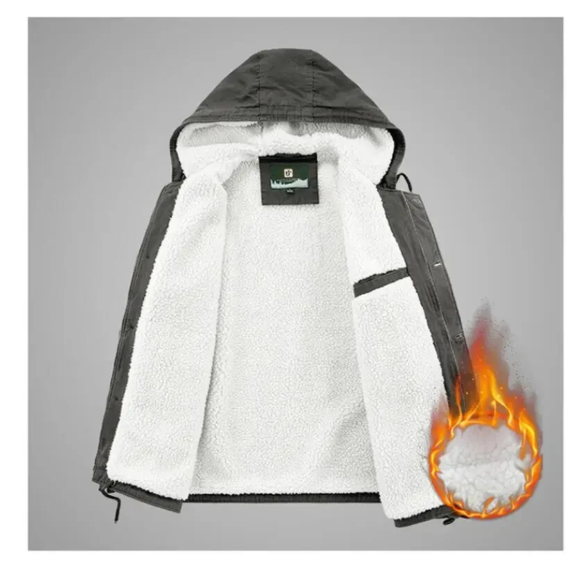 Miesten löysä bomber-takki - Image 4