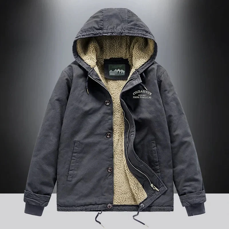 Miesten löysä bomber-takki - Image 9