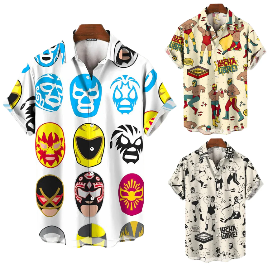 Miesten Luchador-paita Rento Tyyli