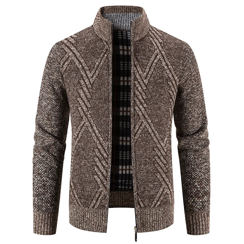 Miesten Neulecardigan Patches-muotoilulla - Image 6