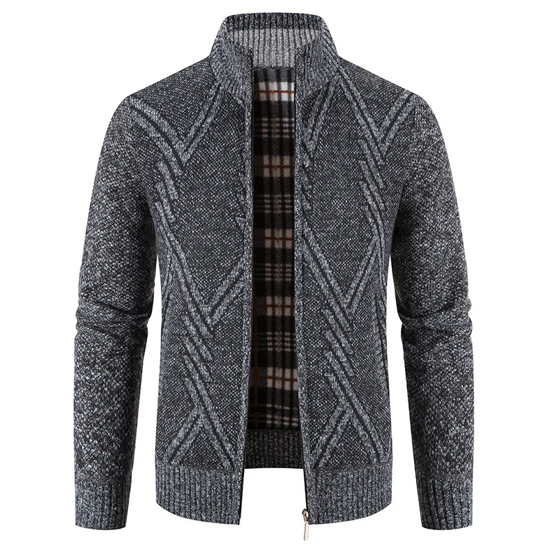 Miesten Neulecardigan Patches-muotoilulla - Image 7