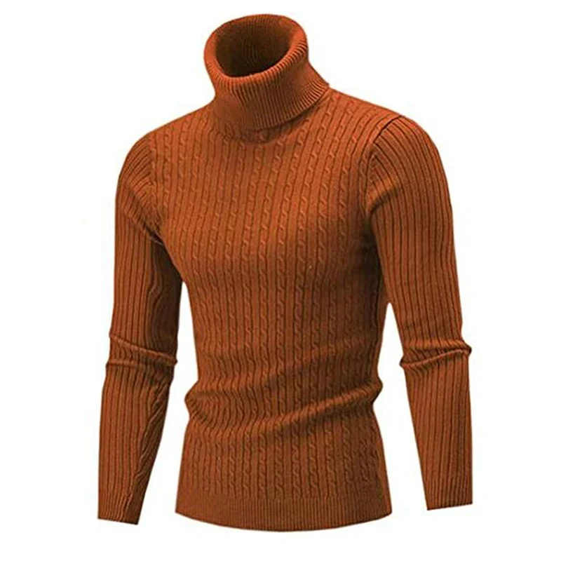 Miesten neulottu turtleneck Tekokuitu - Image 2