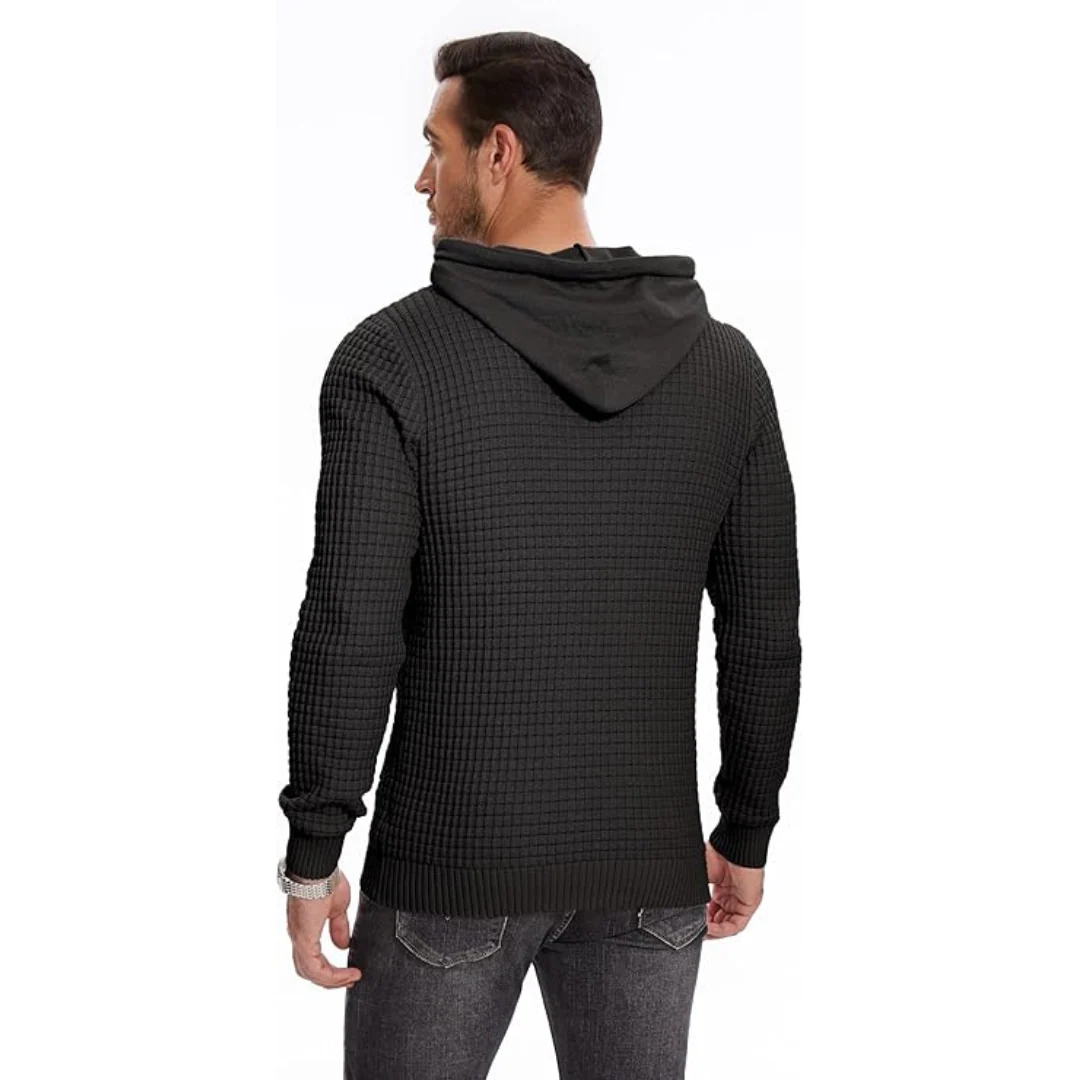 Miesten Patchwork kiristysnauha hupparit - Image 11