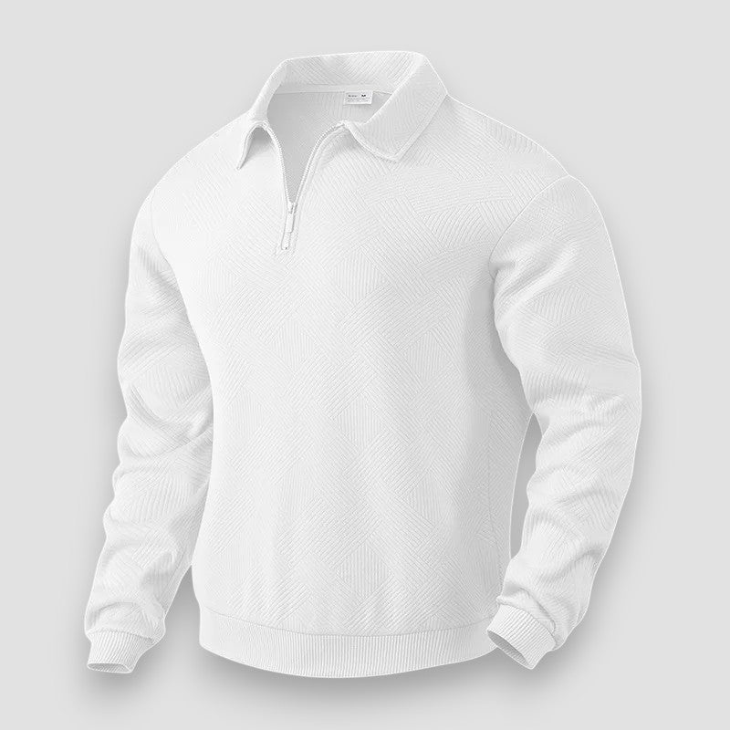 Miesten Pikétröja Vetoketjulla Sporttiseen Tyyliin - Image 3