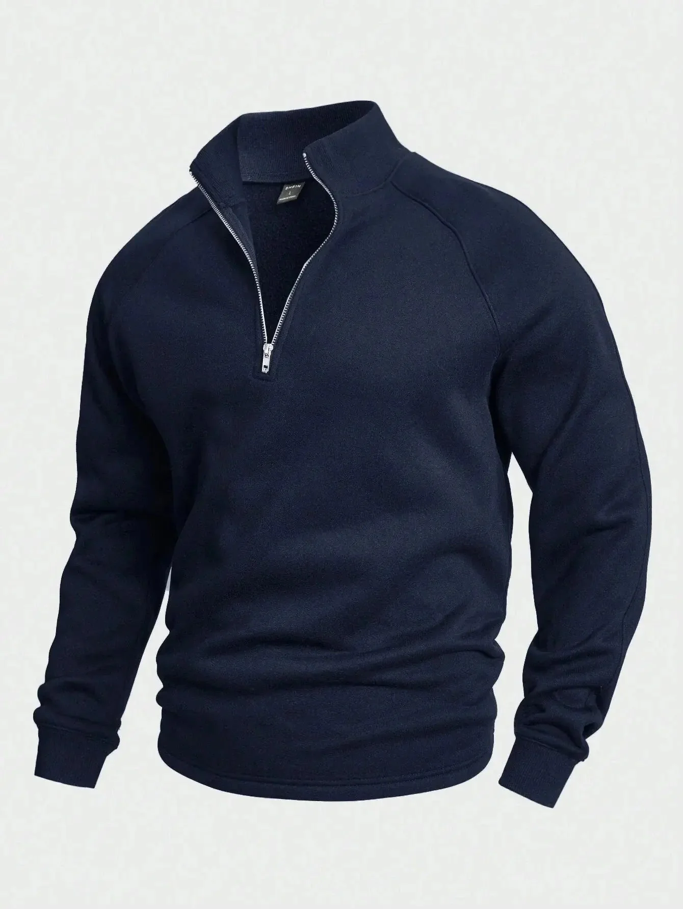 Miesten Puolivetoketjupaita Pehmeä Fleece Materiaali - Image 4