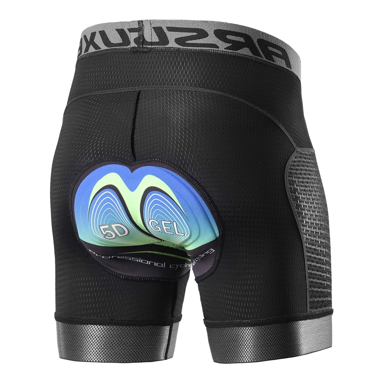 Miesten Pyöräilyshortsit 5D Geelipatjalla Nopeasti Kuivuva MTB - Image 4