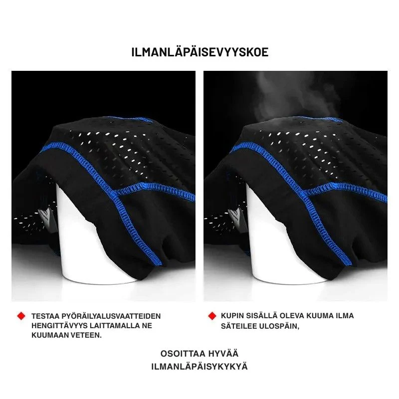 Miesten Pyöräilyshortsit, 5d-pehmustettu Hengittävä Elastaani - Image 6