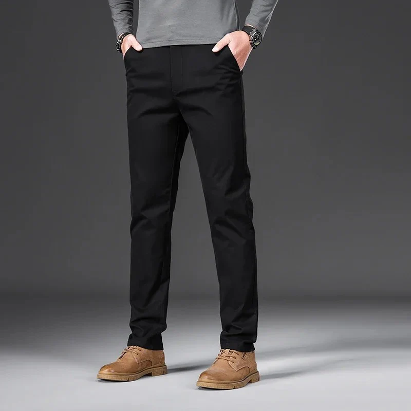 Miesten slim fit -malliset puuvillahousut - Image 8