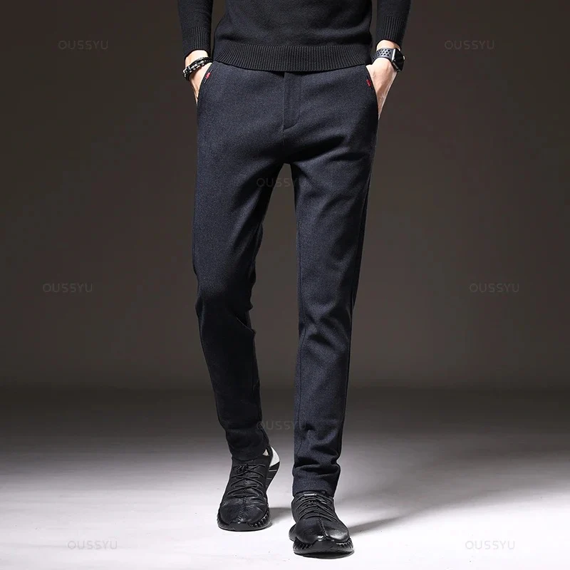 Miesten slim fit -puuvillahousut - Image 5