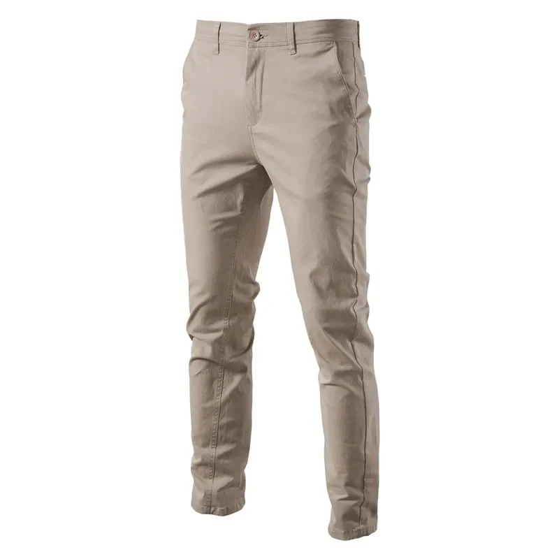 Miesten slim fit -puuvillahousut - Image 3