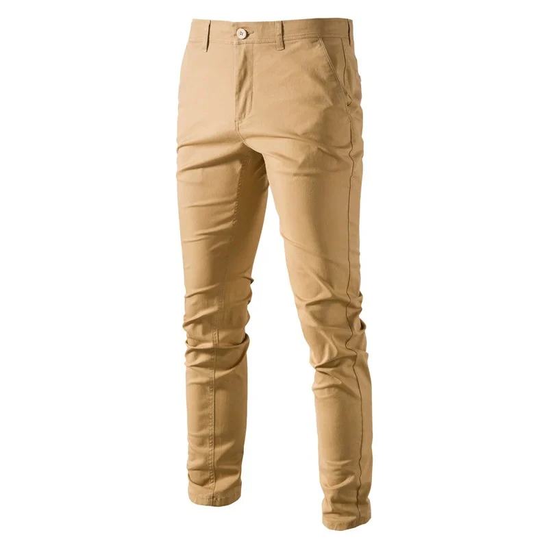 Miesten slim fit -puuvillahousut - Image 4