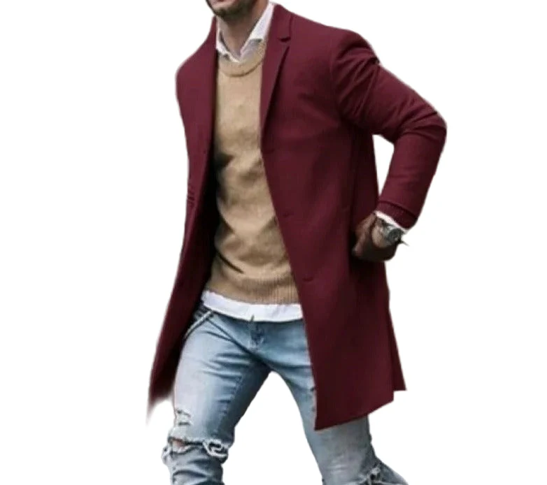 Miesten Slim Fit Villa Tuulenpitävä Takki