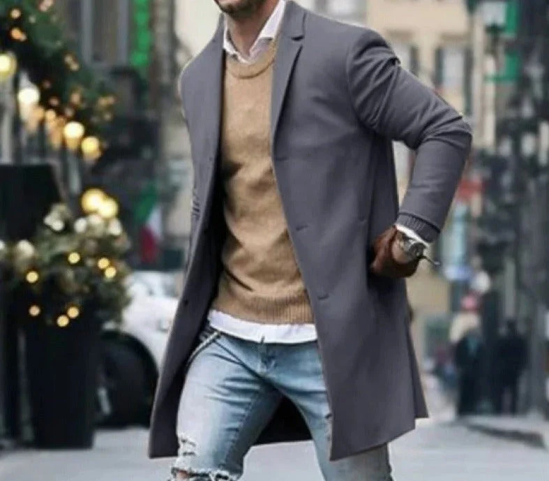 Miesten Slim Fit Villa Tuulenpitävä Takki - Image 3