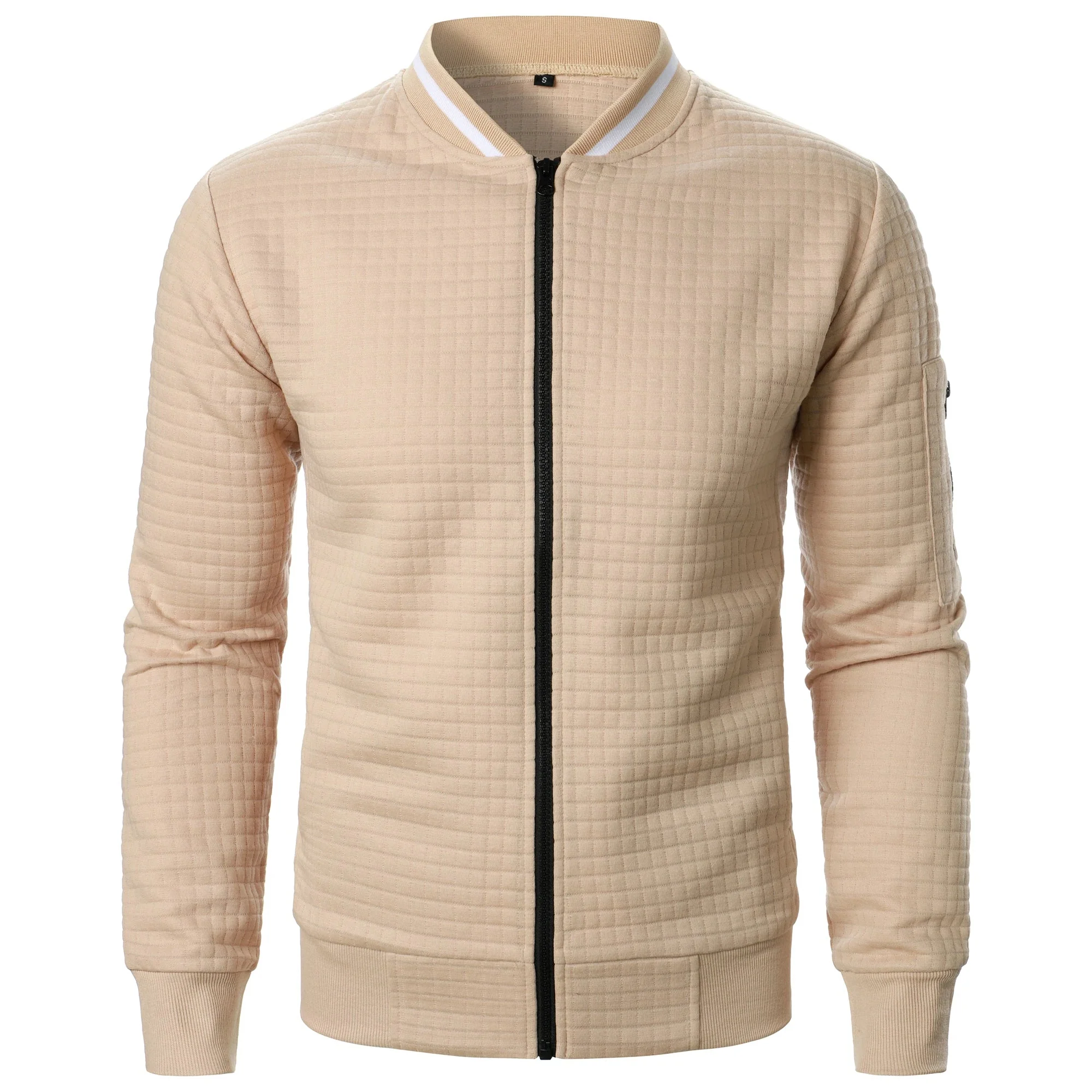 Miesten Stand Collar Vetoketjullinen Takki