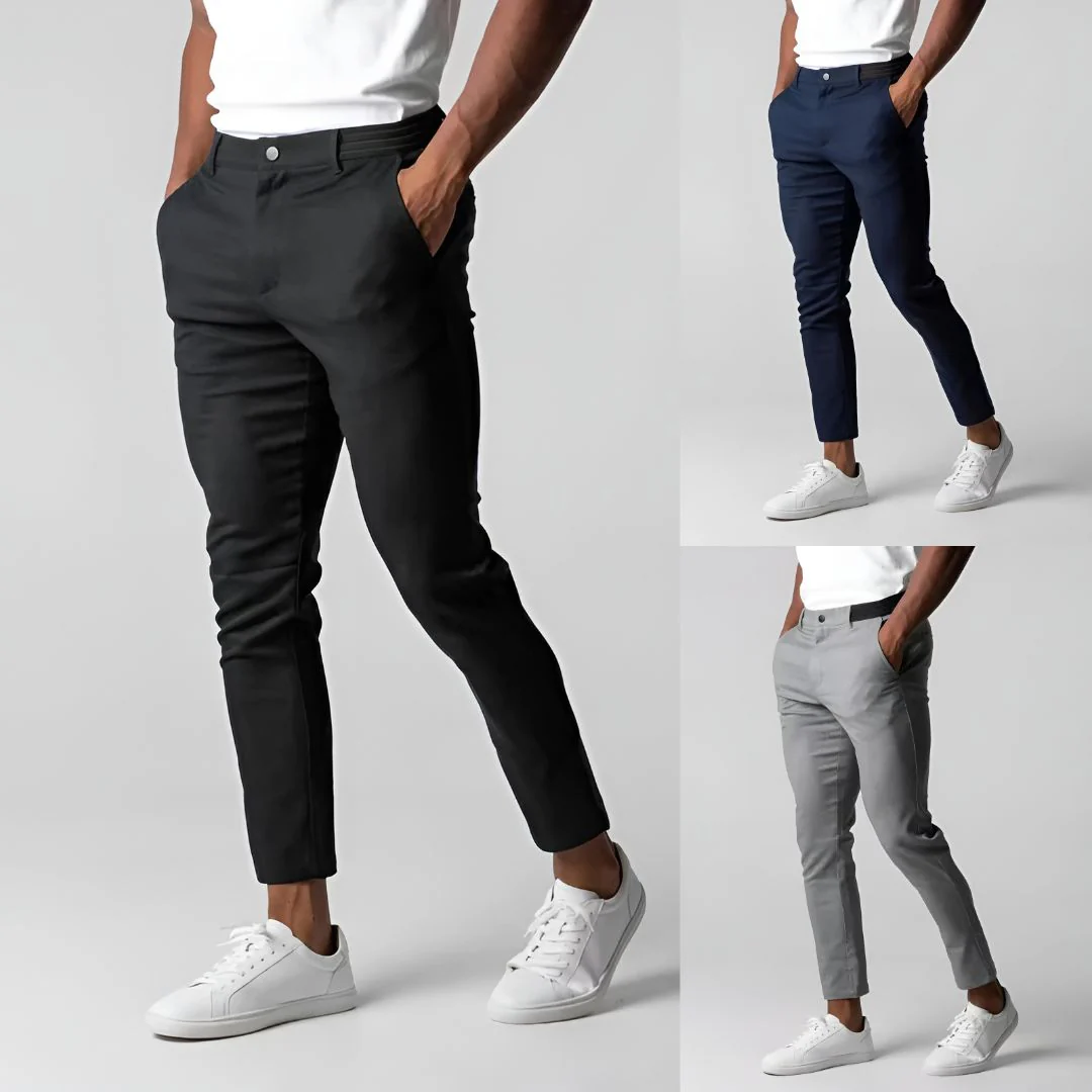 Miesten Stretch Chino-housut Moderni Muotoilu - Image 8