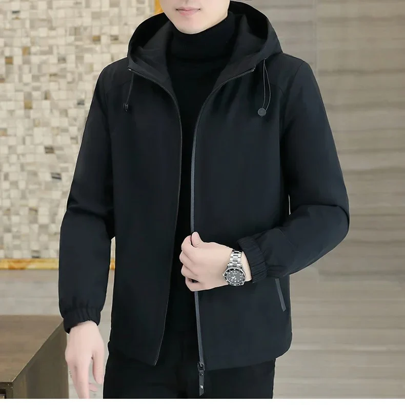 Miesten Thermal Fleece Windbreaker takki - Image 4