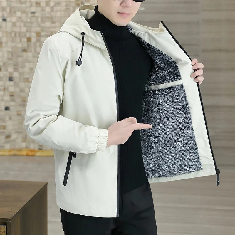 Miesten Thermal Fleece Windbreaker takki - Image 9