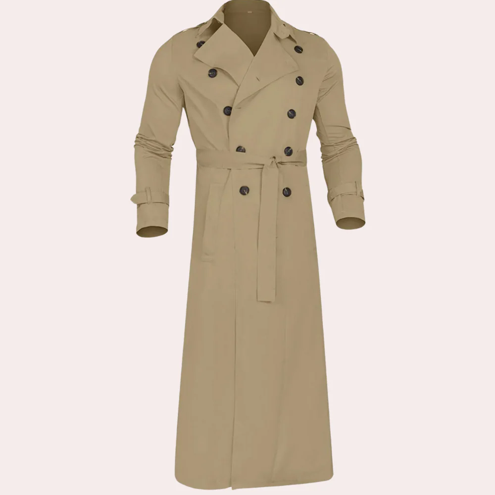 Miesten Trenchcoat Rentoa Tyyliä - Image 4