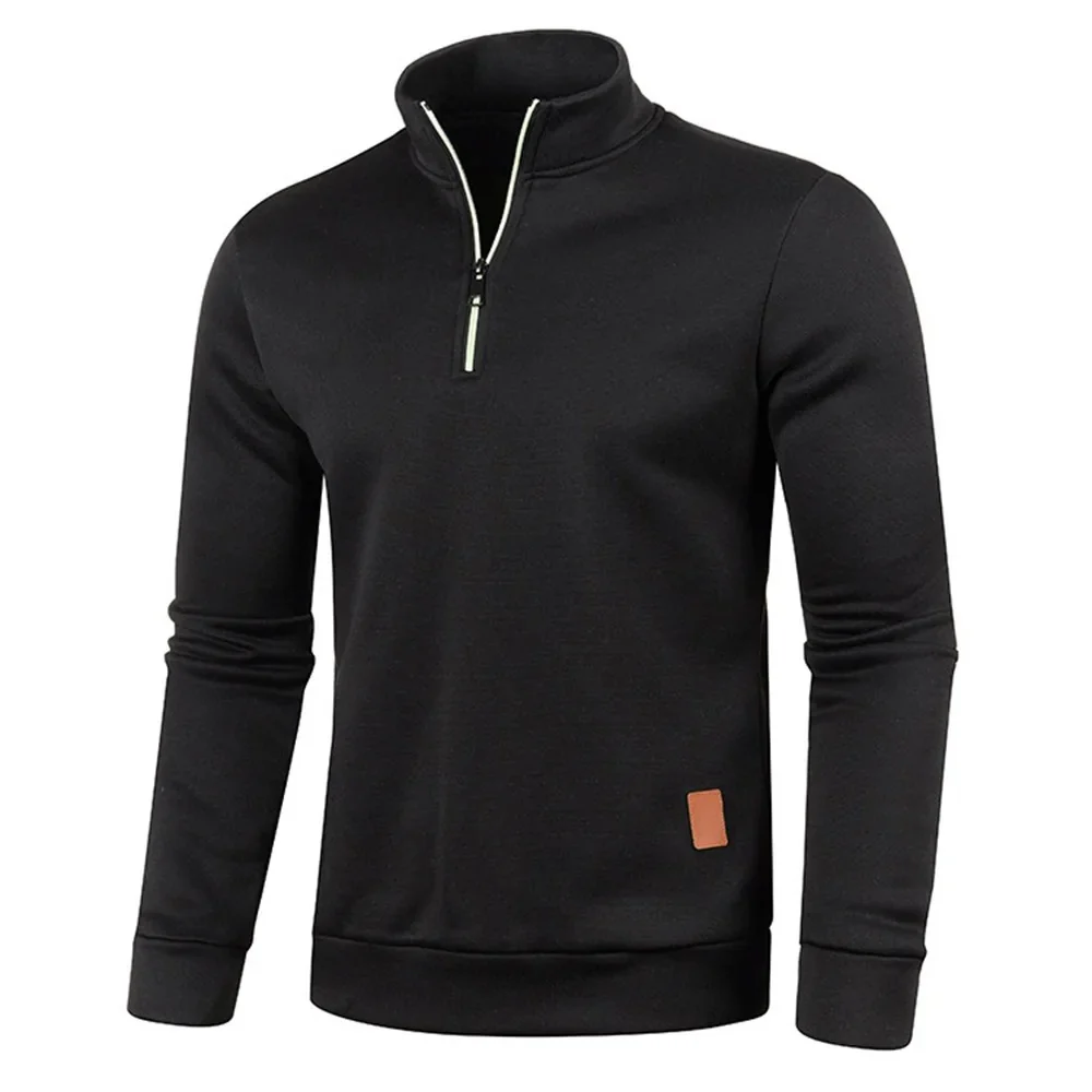 Miesten Turtleneck Half vetoketju huppari - Image 3