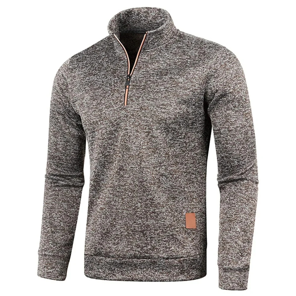 Miesten Turtleneck Half vetoketju huppari - Image 5