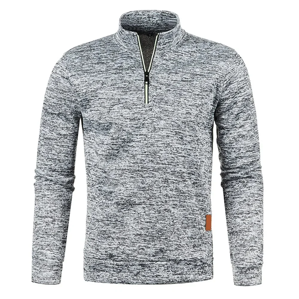 Miesten Turtleneck Half vetoketju huppari - Image 9