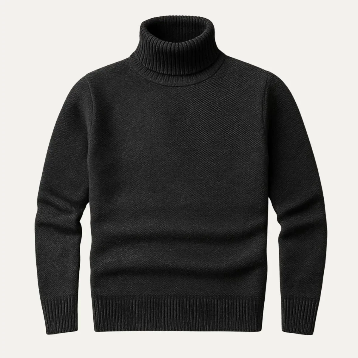Miesten Turtleneck Pusero Merinovillasta Klassinen - Image 4