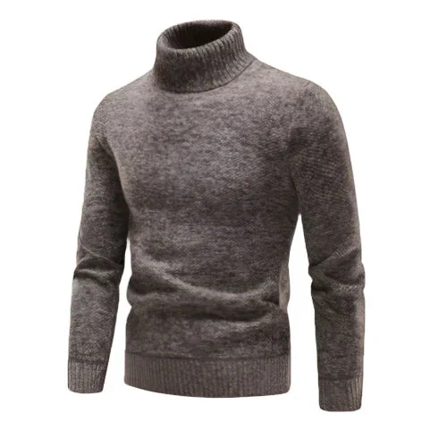 Miesten Turtleneck Pusero Merinovillasta Klassinen - Image 6
