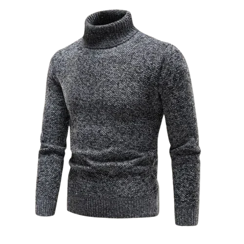 Miesten Turtleneck Pusero Merinovillasta Klassinen - Image 8