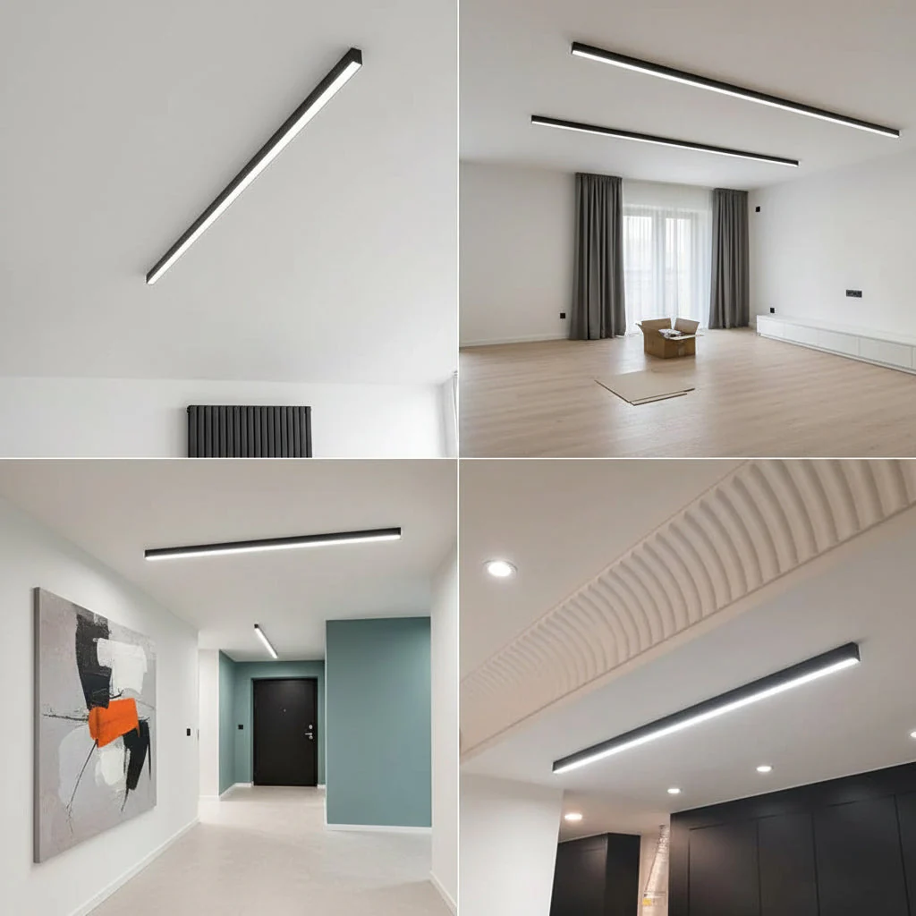 Minimalistinen LED-kattovalaisin Skandinaavinen Muotoilu - Image 7