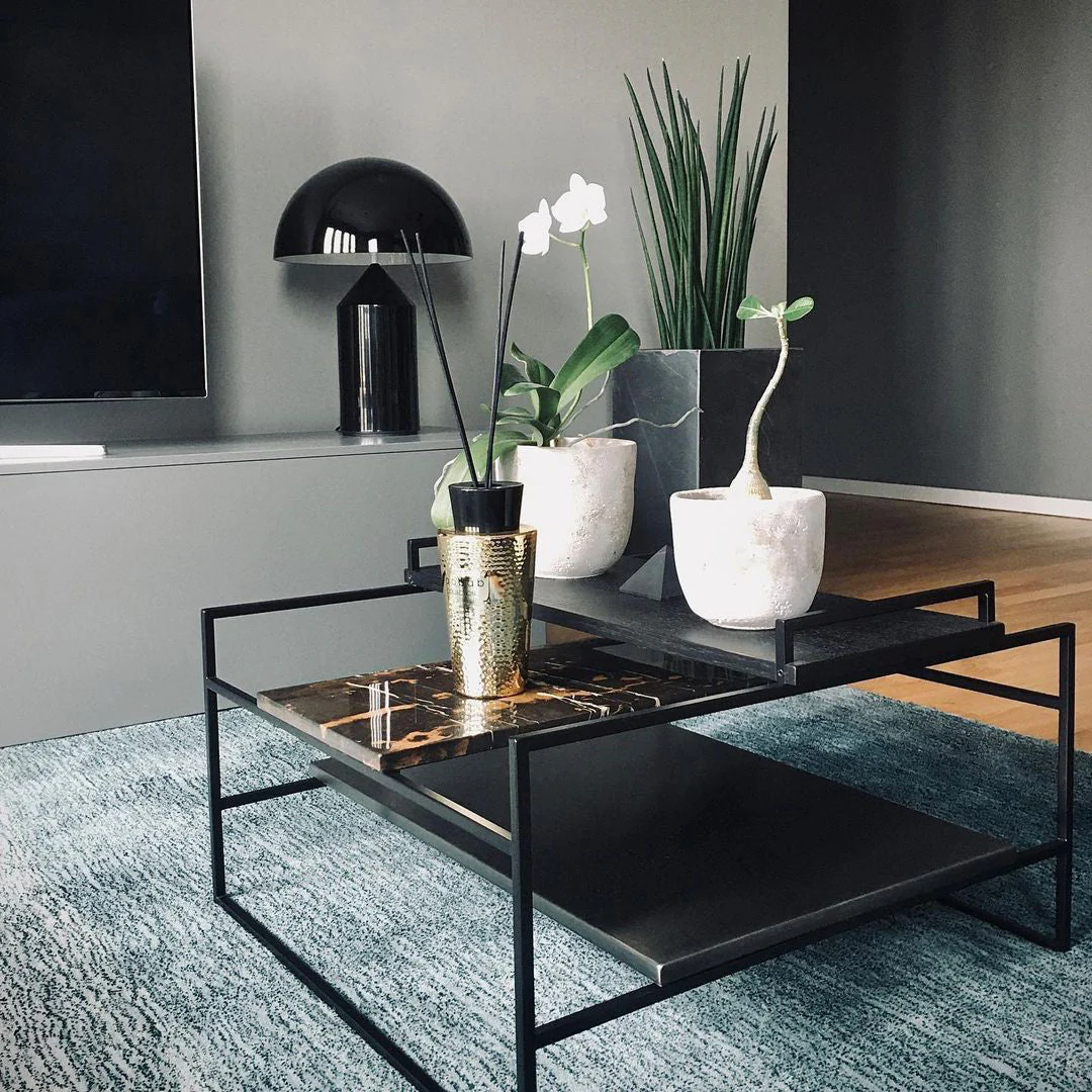 Minimalistinen Pöytälamppu Geometrisella Muotoilulla Moderni Sisustusvalaisin - Image 12