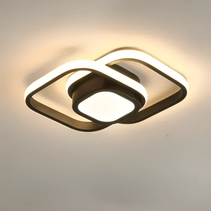 Moderni LED-kattovalaisin 18W Kaksirenkaalla - Image 9