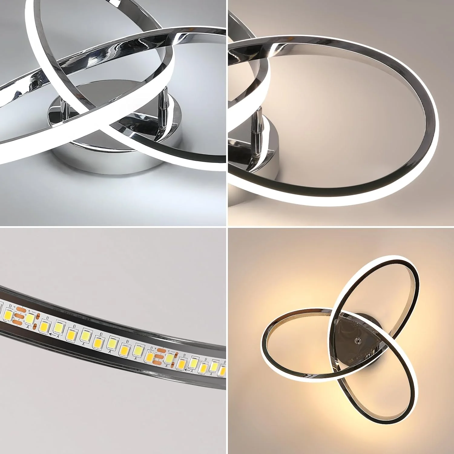 Moderni LED-kattovalaisin Kukka Design - Image 2