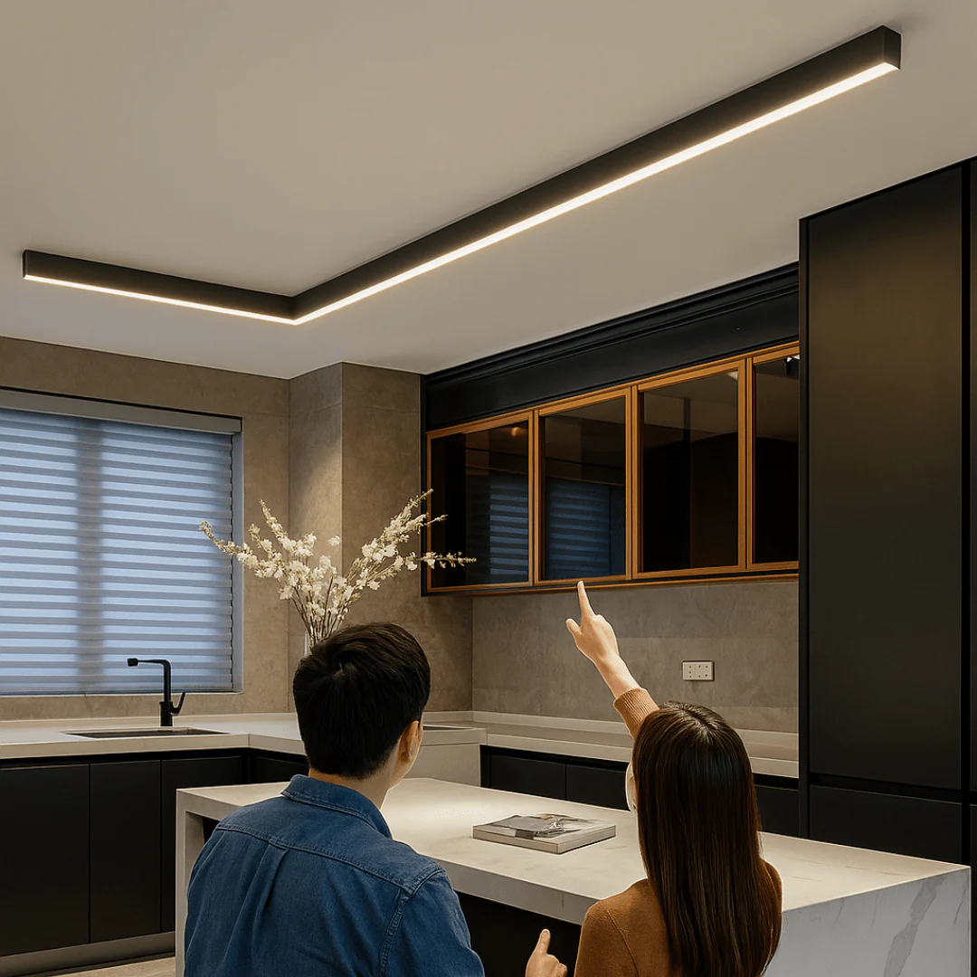Moderni LED Kattovalaisin Olohuoneen Valaistukseen, Skandinaavinen Muotoilu - Image 4