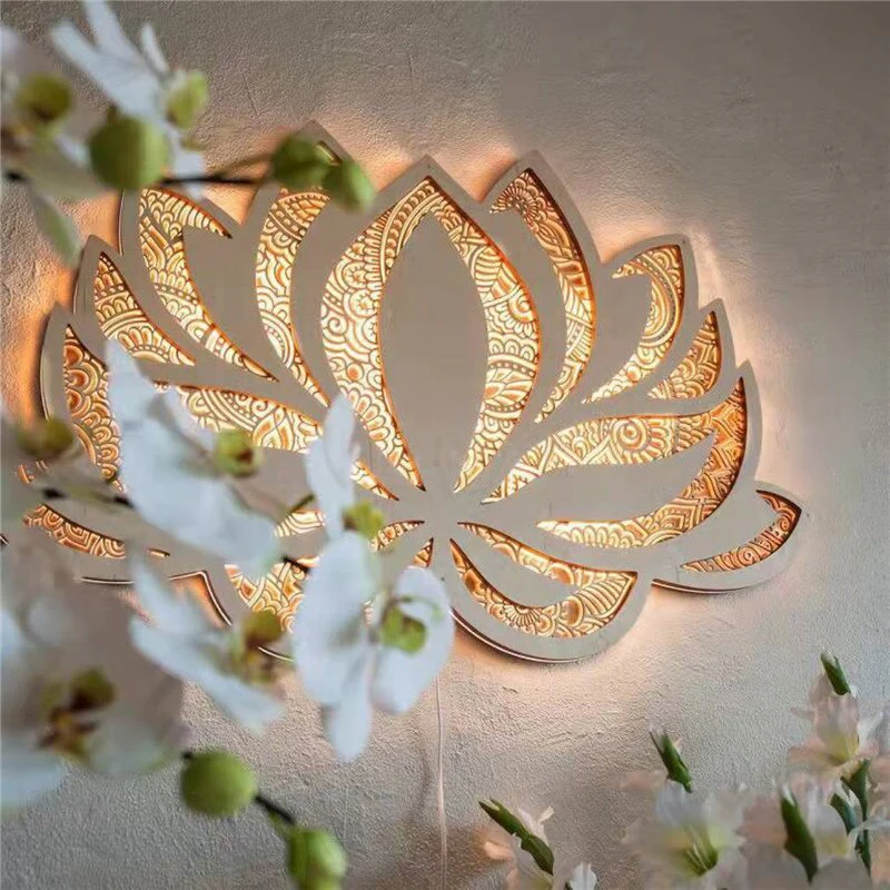 Moderni LED-seinävalaisin Mandala - Image 3