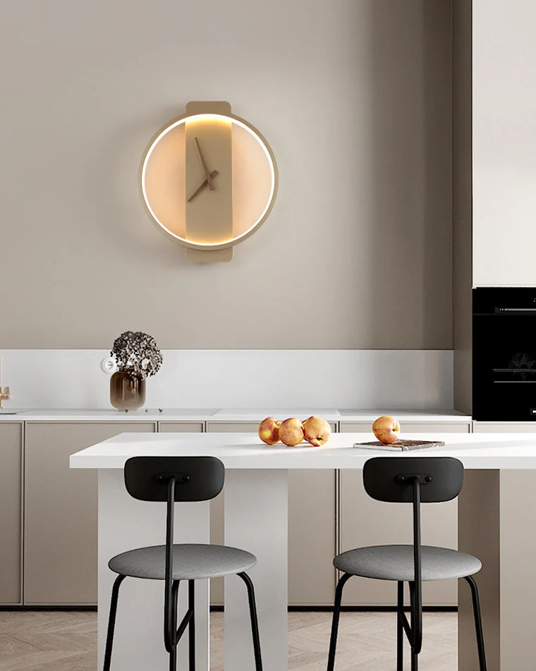 Moderni Minimalistinen Seinäkello LED-valolla - Image 4