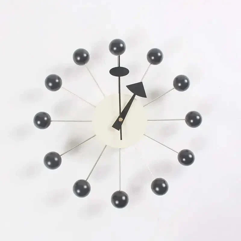 Moderni Seinäkello Aurinkoteemalla Tyylikäs Metallinen 32 cm - Image 7