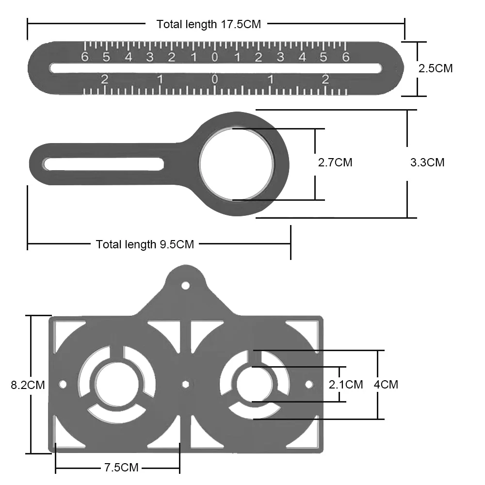 Monikäyttöinen metallinen kulmasäädin - Image 13