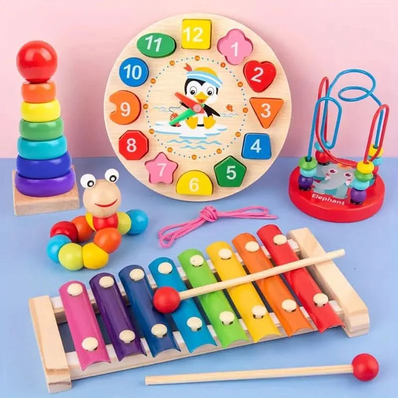 Montessori-setti 5-in-1 Vauvoille ja Taaperoille - Image 3