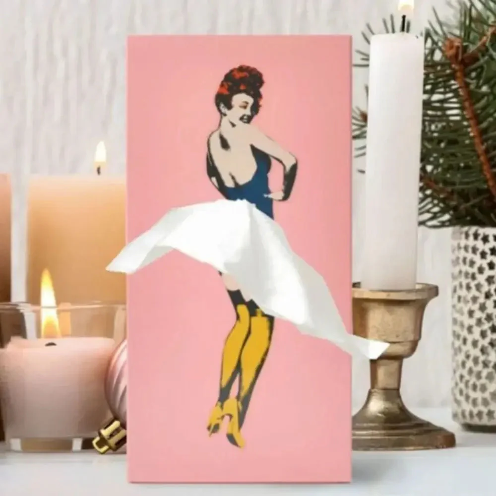Naisen Retro Tyylinen Kudontalaatikko Kompakti Sisustusratkaisu - Image 4