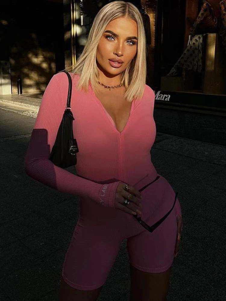 Naisten Bodycon Jumpsuit Tyylikäs Polyesteri - Image 10