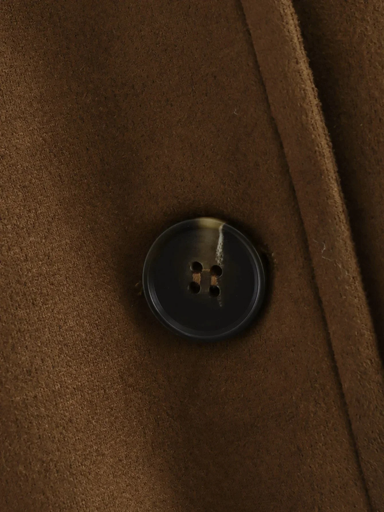 Naisten Cropped Blazer Takki Pitkät Hihat Ruskea - Image 7