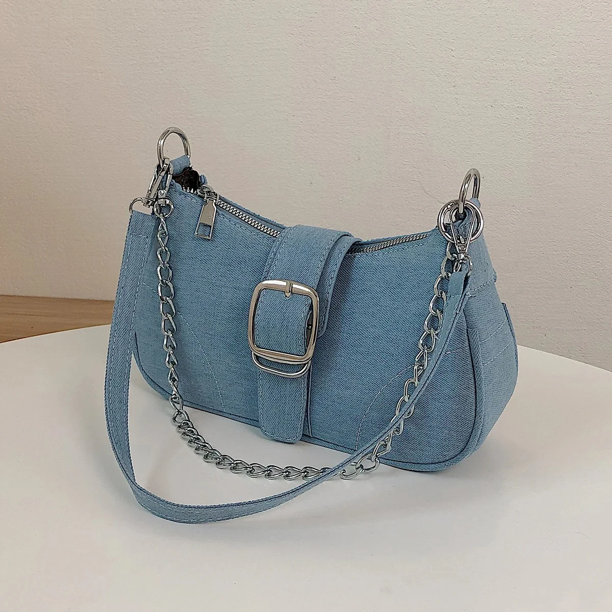 Naisten Denim Crossbody laukku - Image 2