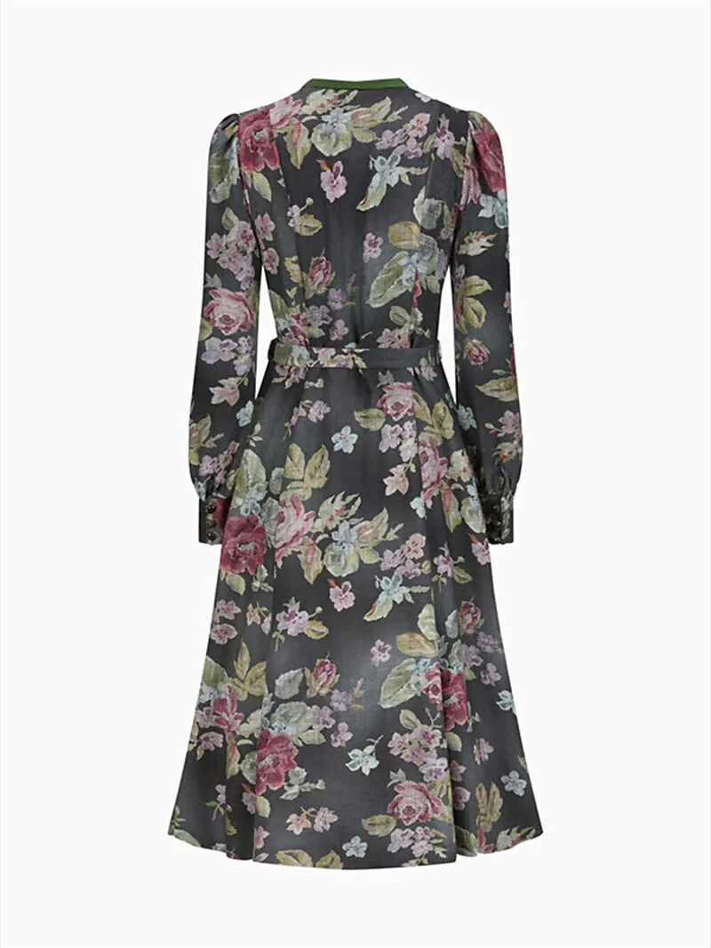 Naisten Dirndl-mekko Kukkakuviolla - Image 7