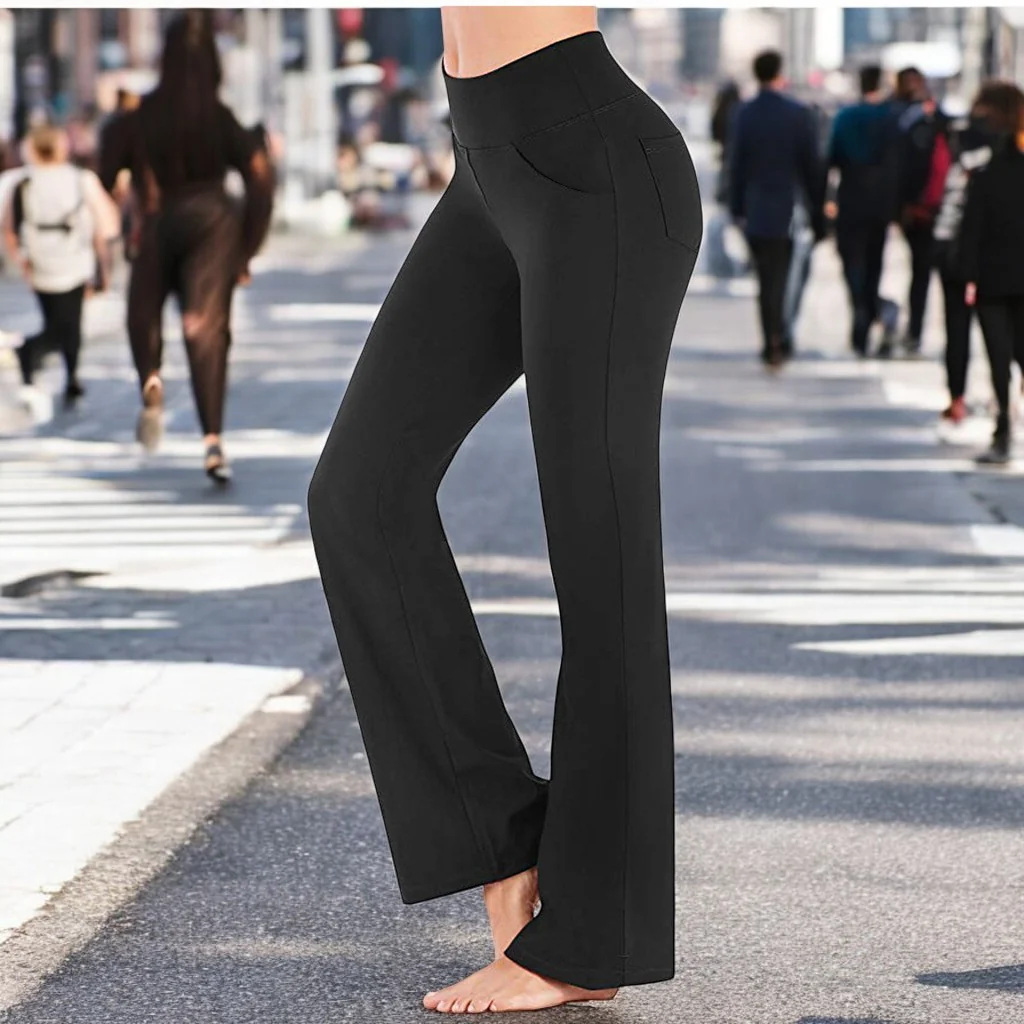 Naisten Flare Bootcut Joogahousut - Image 9