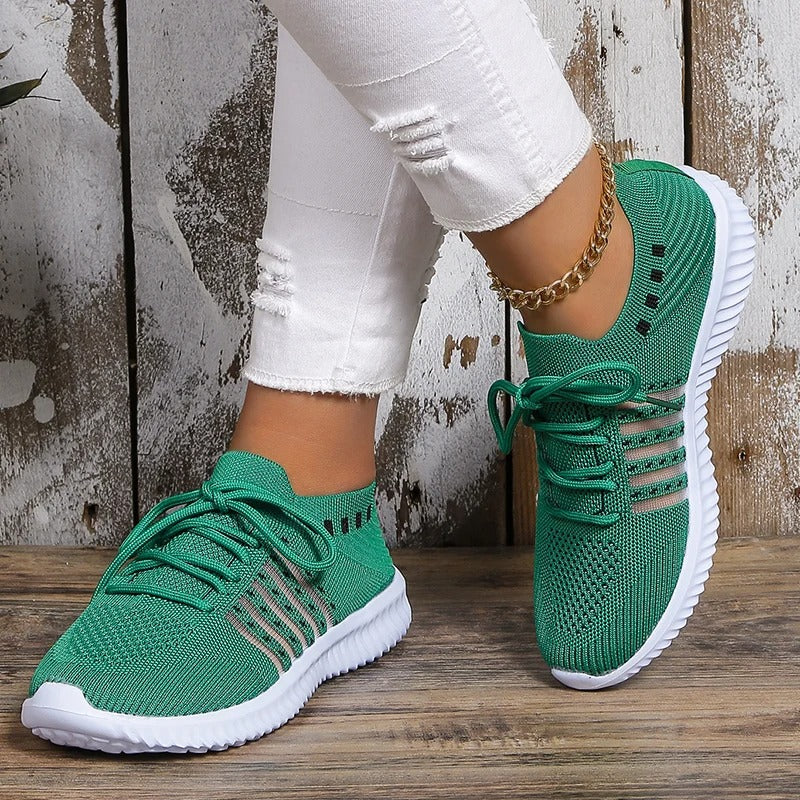 Naisten Hengittävä Neulottu Sneakers - Image 3