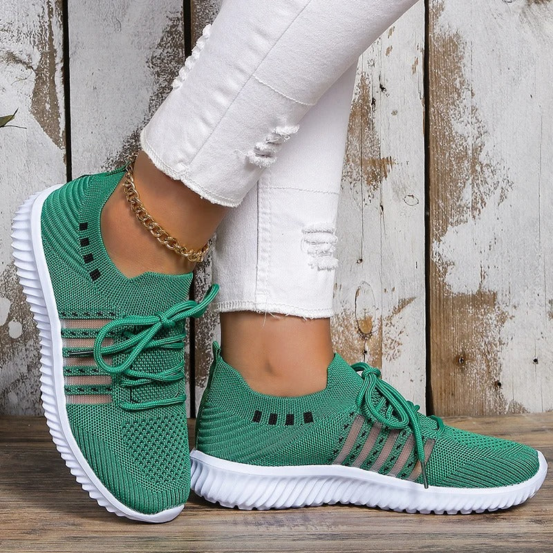 Naisten Hengittävä Neulottu Sneakers - Image 5