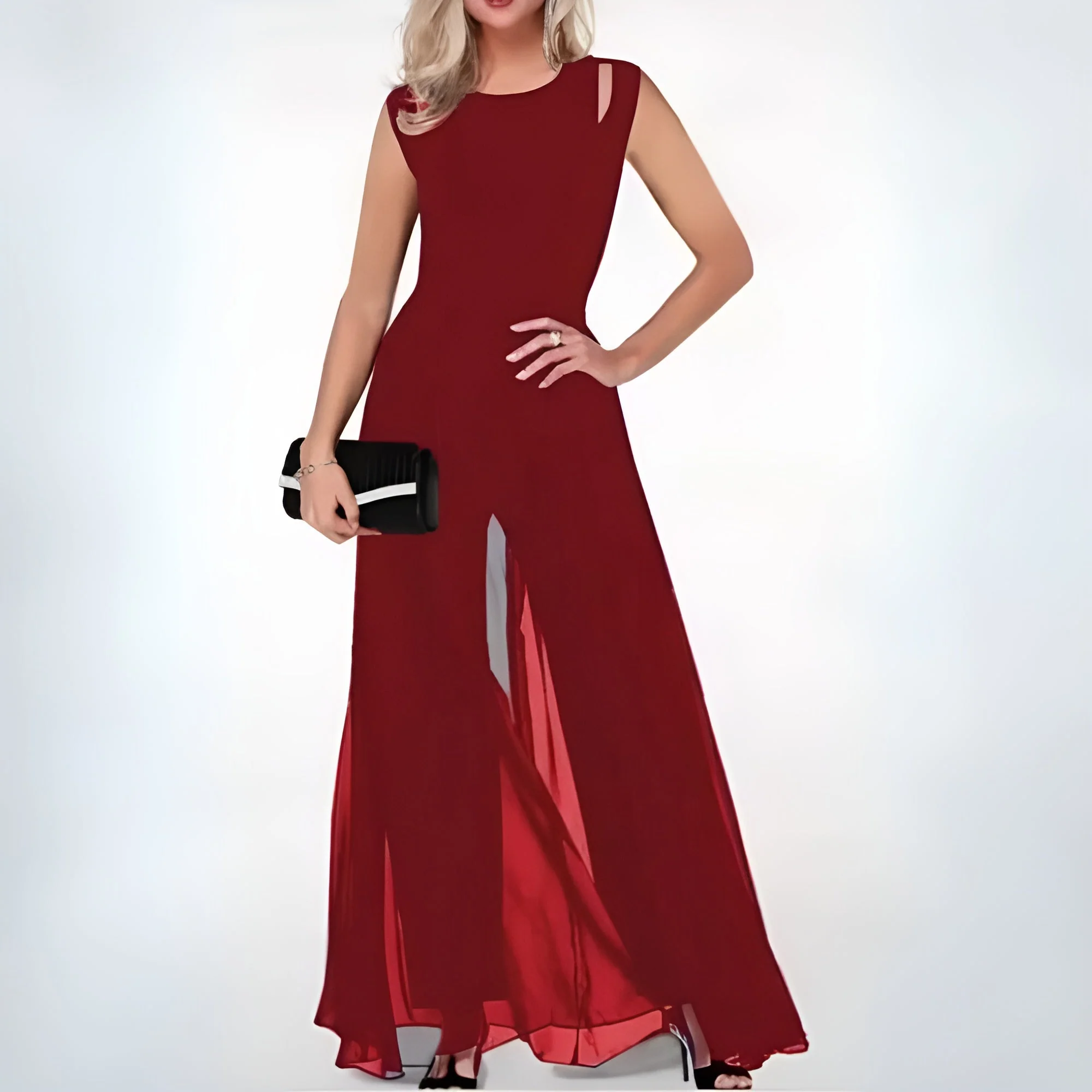 Naisten Jumpsuit Kesätyyliä Luonnollisesta Pellavasta - Image 3