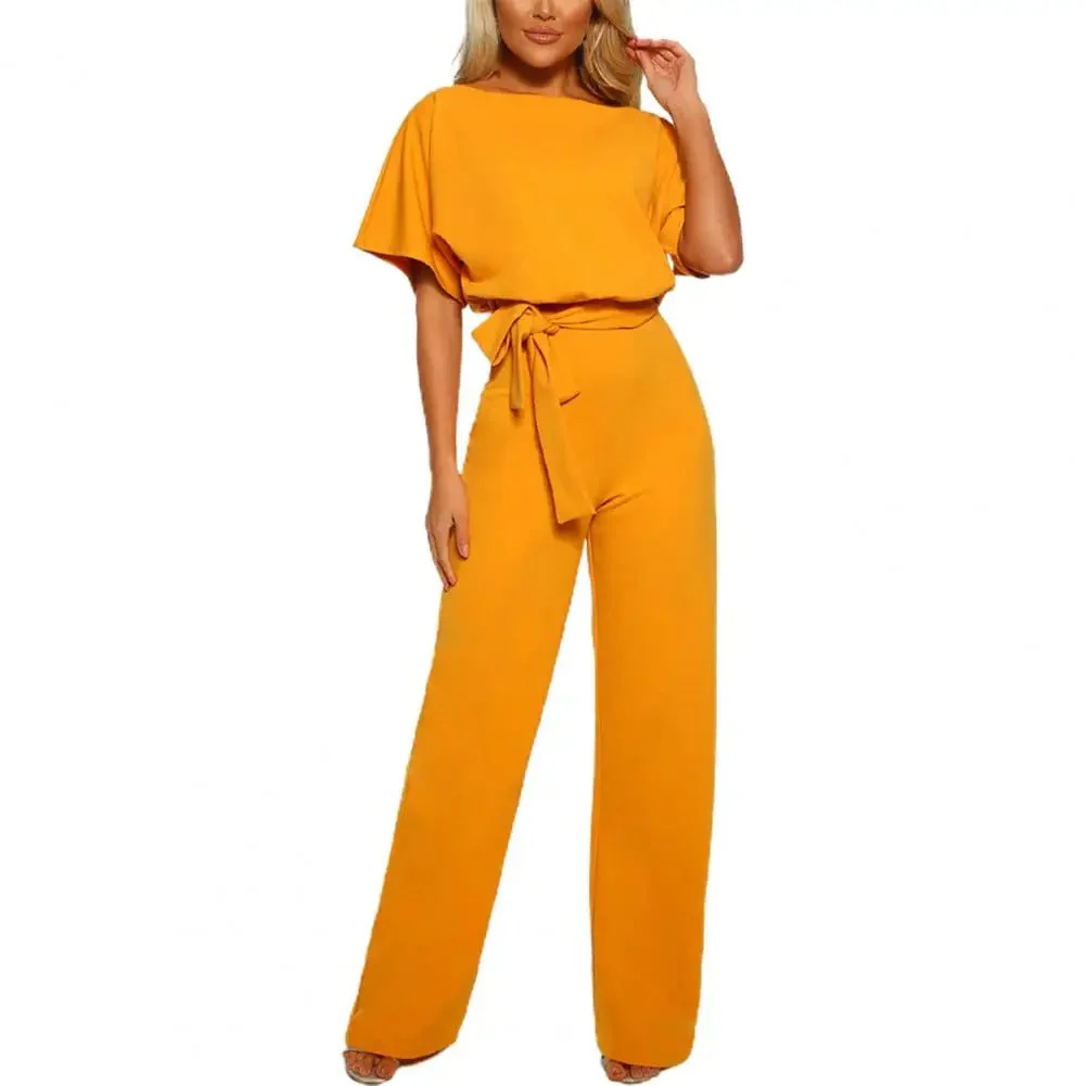 AA - high returns - Naisten Jumpsuit Leveillä Jaloilla Pitsi-yksityiskohdilla Polyesteri - Image 10
