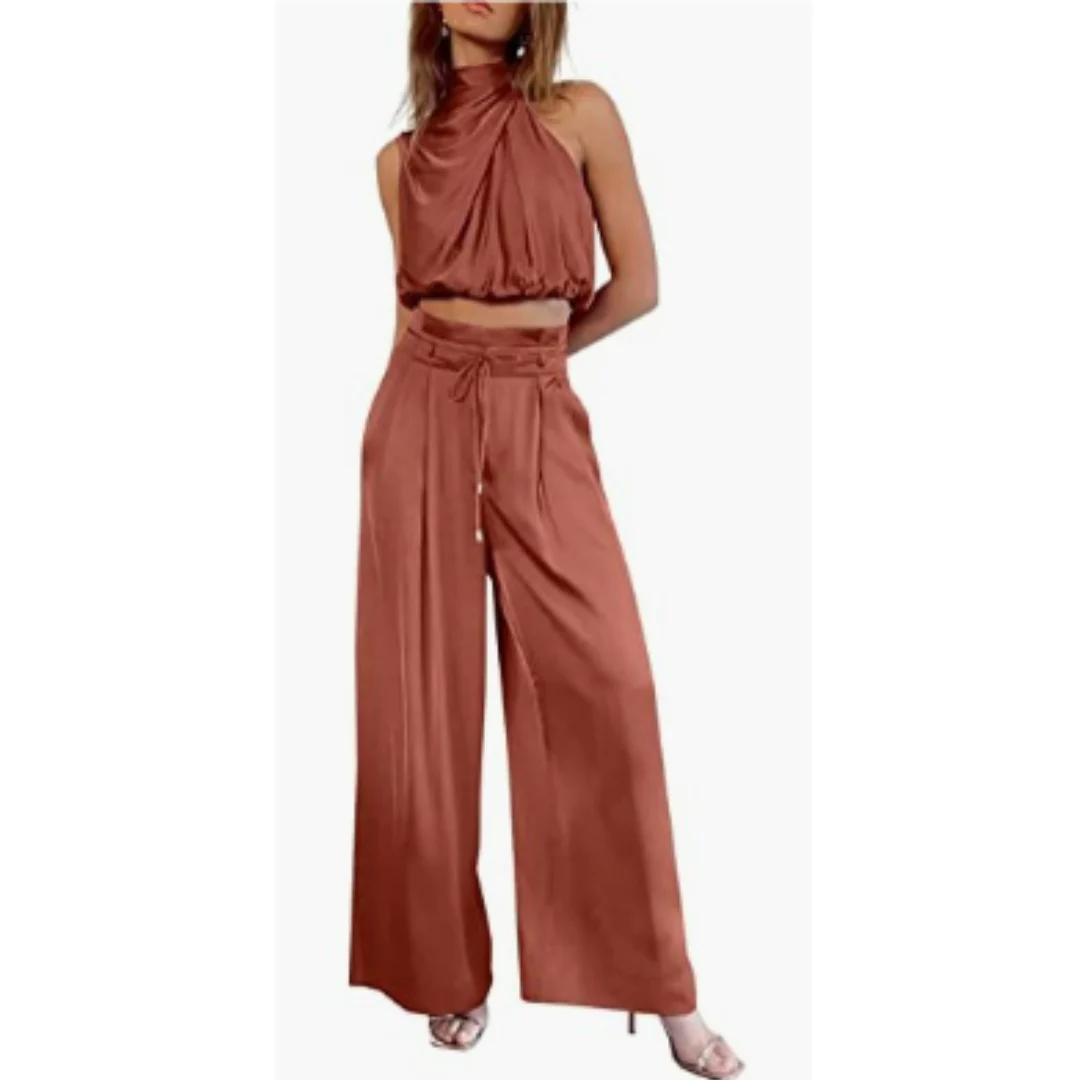 Naisten Jumpsuit Rento Moderni Kangas - Image 8